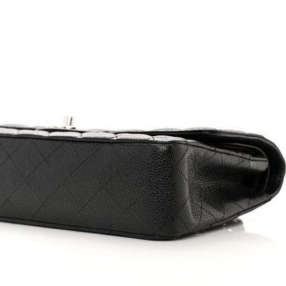 Chanel Caviar Quilted Medium Double Flap Black 10 of 13