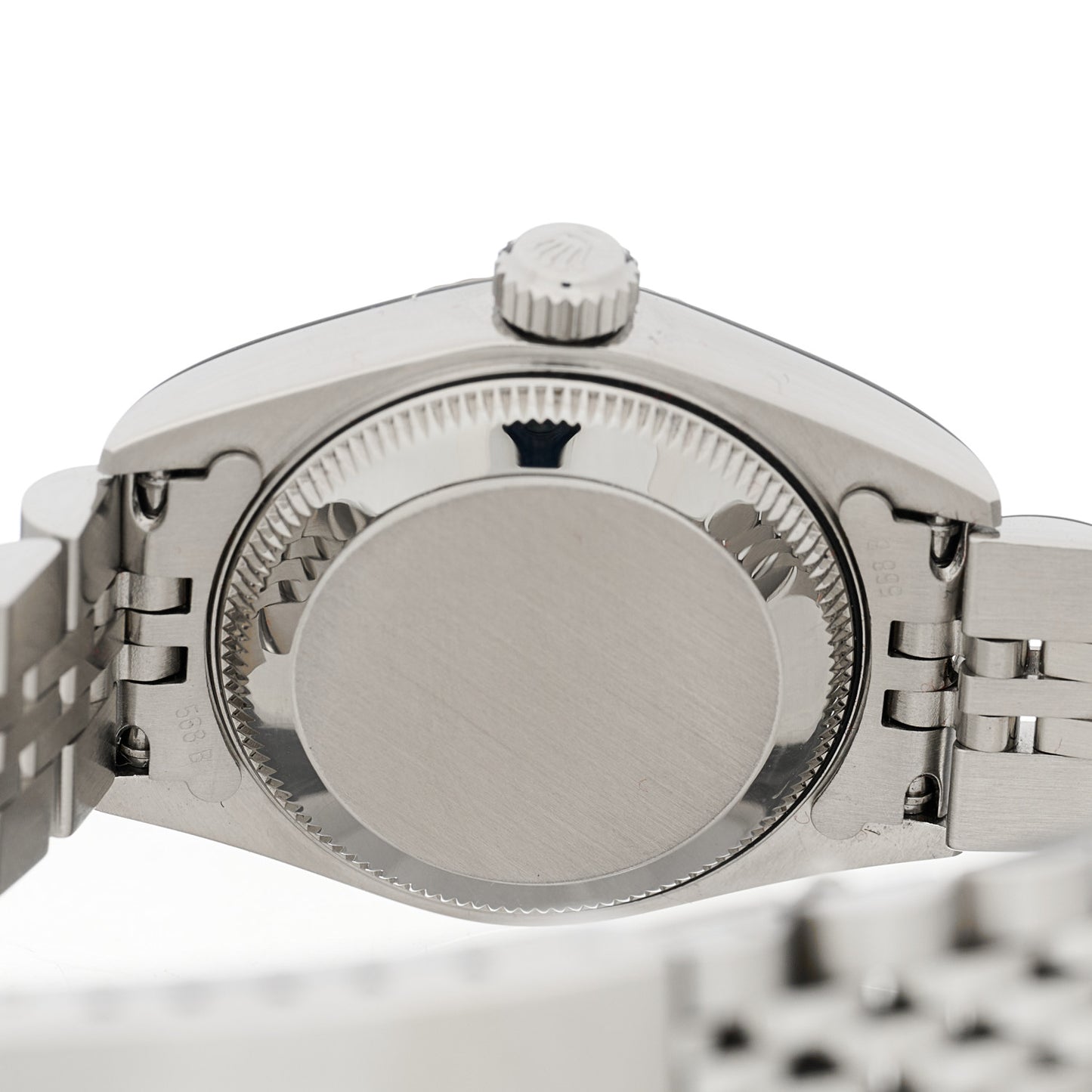 Stainless Steel 18K White Gold 26mm Oyster Perpetual Datejust Watch Blue Roman 79174