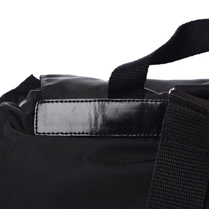 Prada Nylon Vela Medium Backpack Black 10 of 12