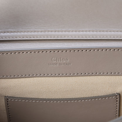 Chloe Calfskin Suede C Clutch With Chain Motty Grey 6 of 11
