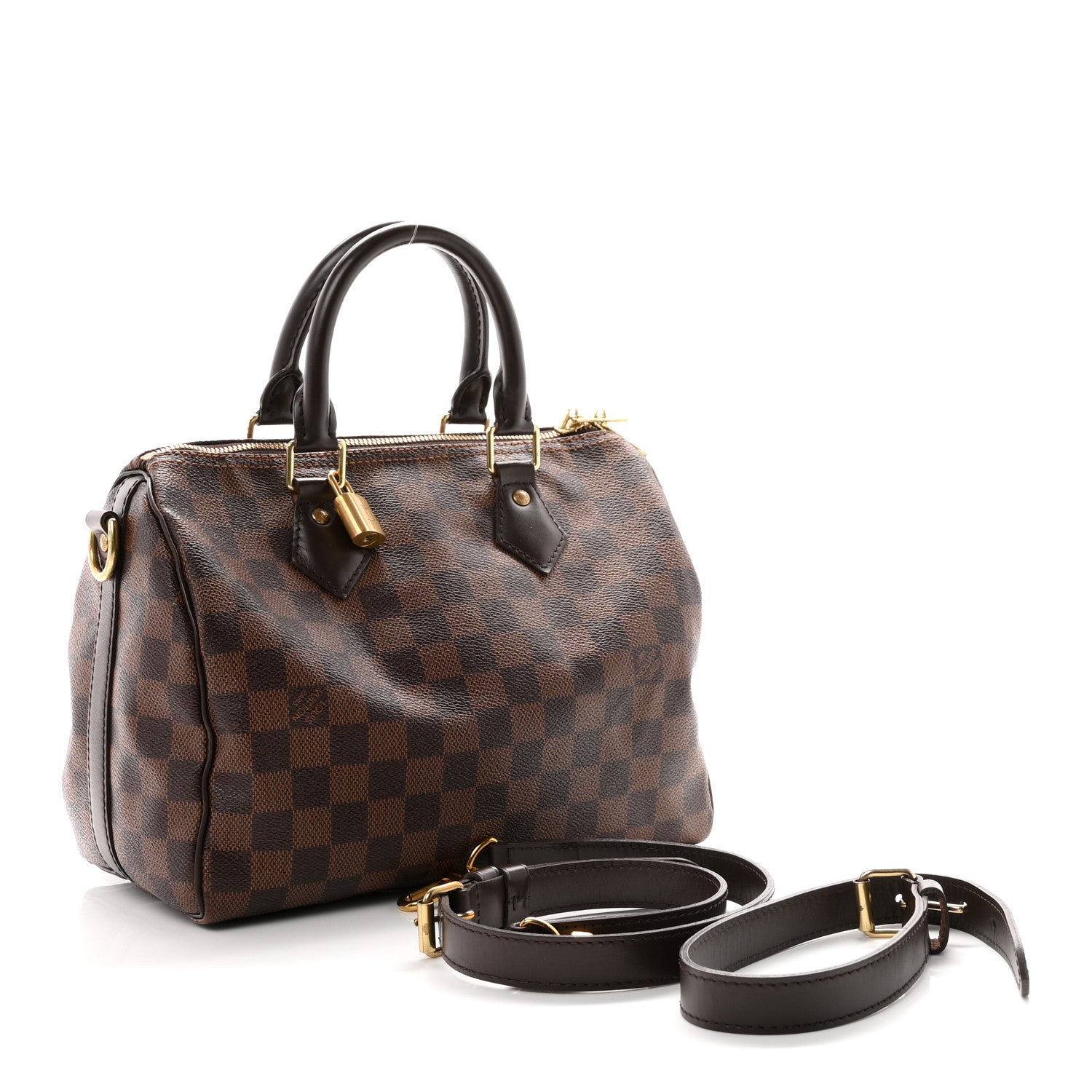 Louis Vuitton Damier Ebene Speedy Bandouliere 25 2 of 9
