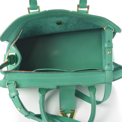 Saint Laurent Calfskin Small Classic Y Cabas Green 6 of 9