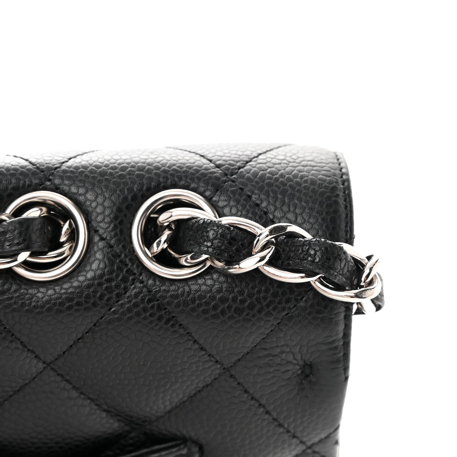 Chanel Caviar Quilted Jumbo Single Flap Black 13 of 13