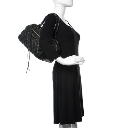 Balenciaga Chevre Quilted Matelasse MM Black 2 of 14
