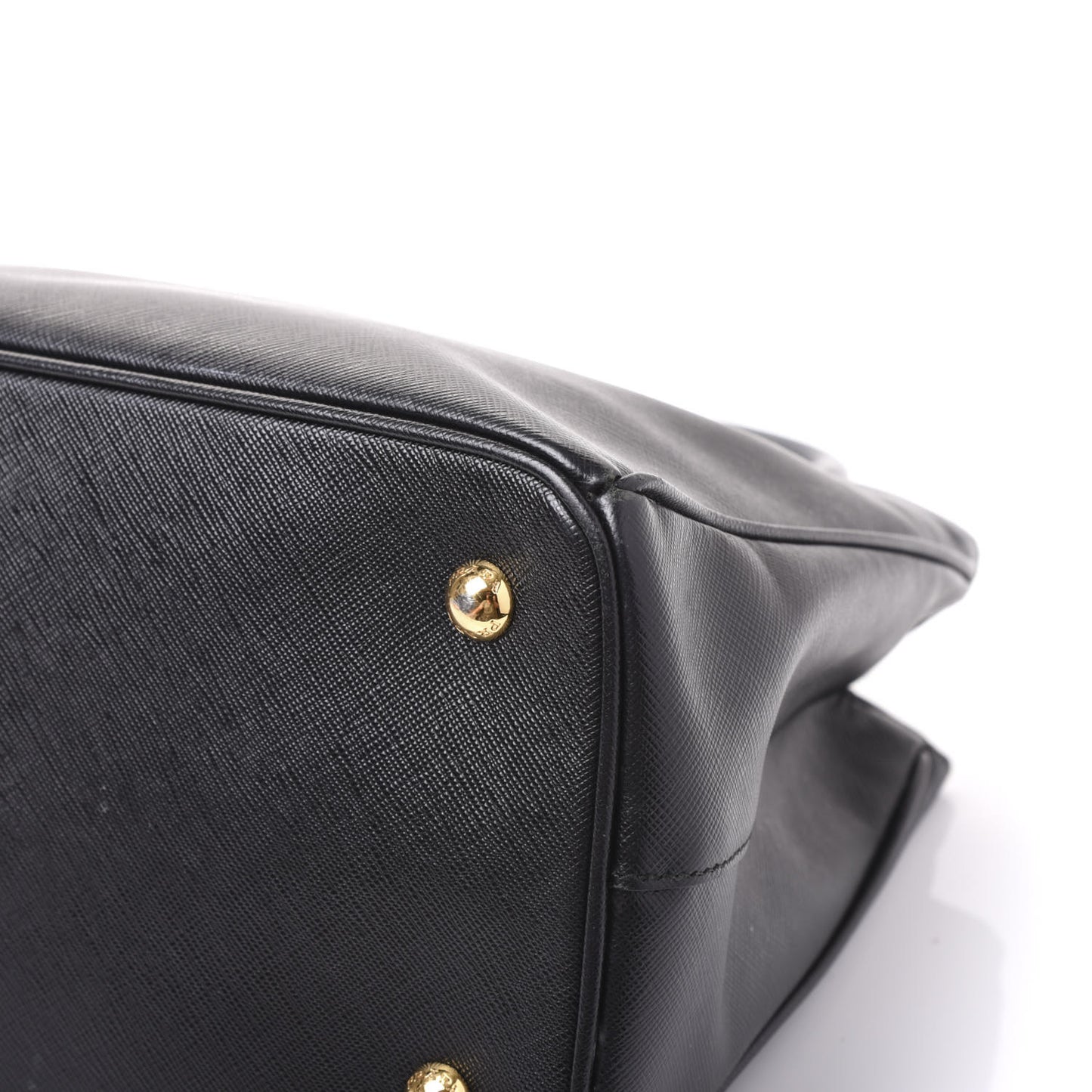 Saffiano Lux Medium Tote Black