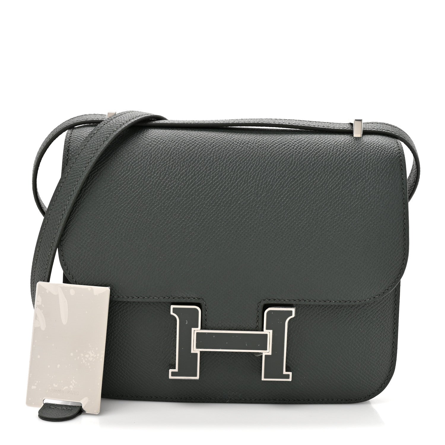 Hermes Epsom Enamel Constance 18 Vert Mangrove 1856699 – FASHIONPHILE