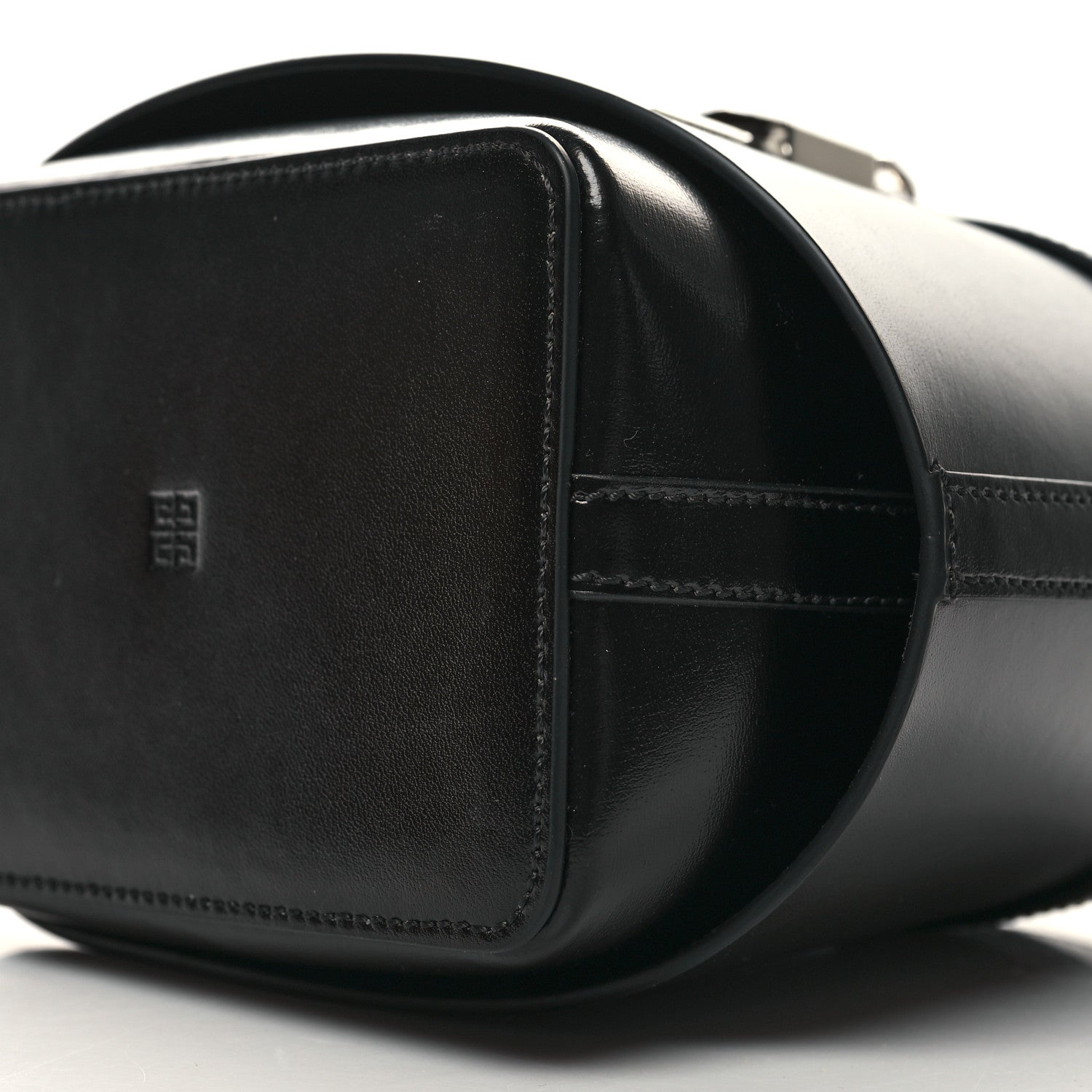 Givenchy Box Calfskin Shark Lock Bucket Bag Black 9 of 9