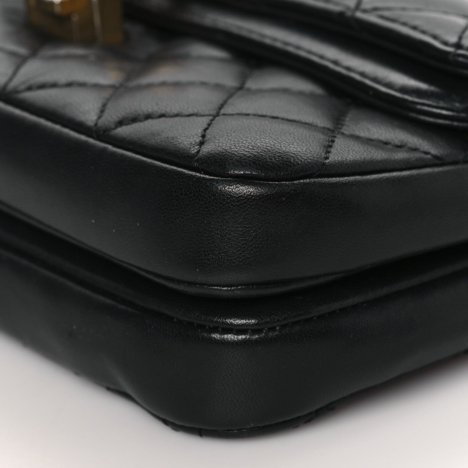 Chanel Lambskin Quilted Small CC Chic Flap Black 10 of 10