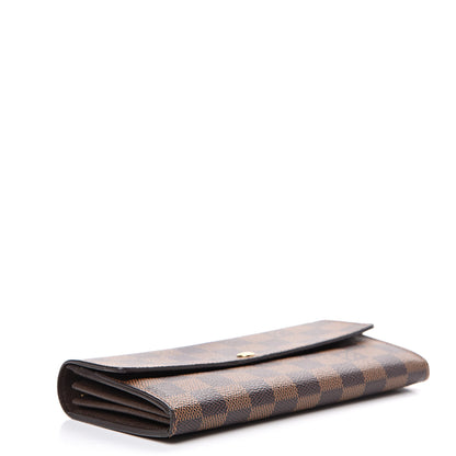Louis Vuitton Damier Ebene Sarah Wallet 3 of 11