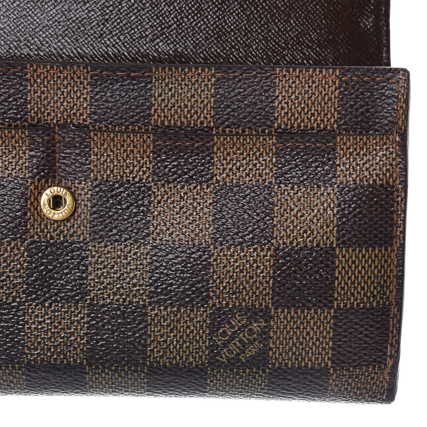 Louis Vuitton Damier Ebene Sarah Wallet 15 of 15