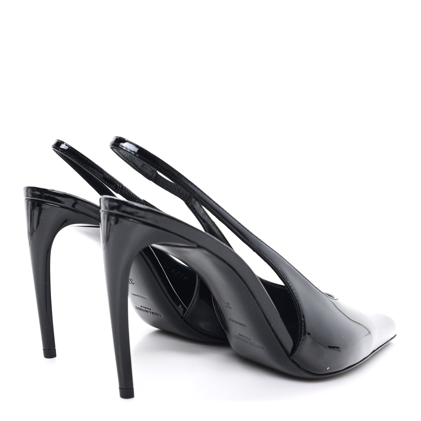 Vernice Grupy Kendall 90mm Slingback Pumps 37 Black