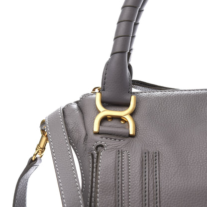 Chloe Calfskin Medium Marcie Satchel Cashmere Grey 11 of 11