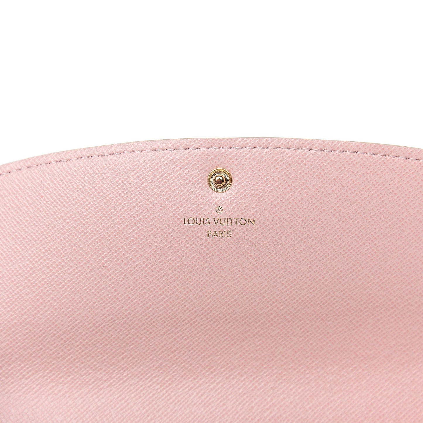 Damier Azur Emilie Wallet Rose Ballerine