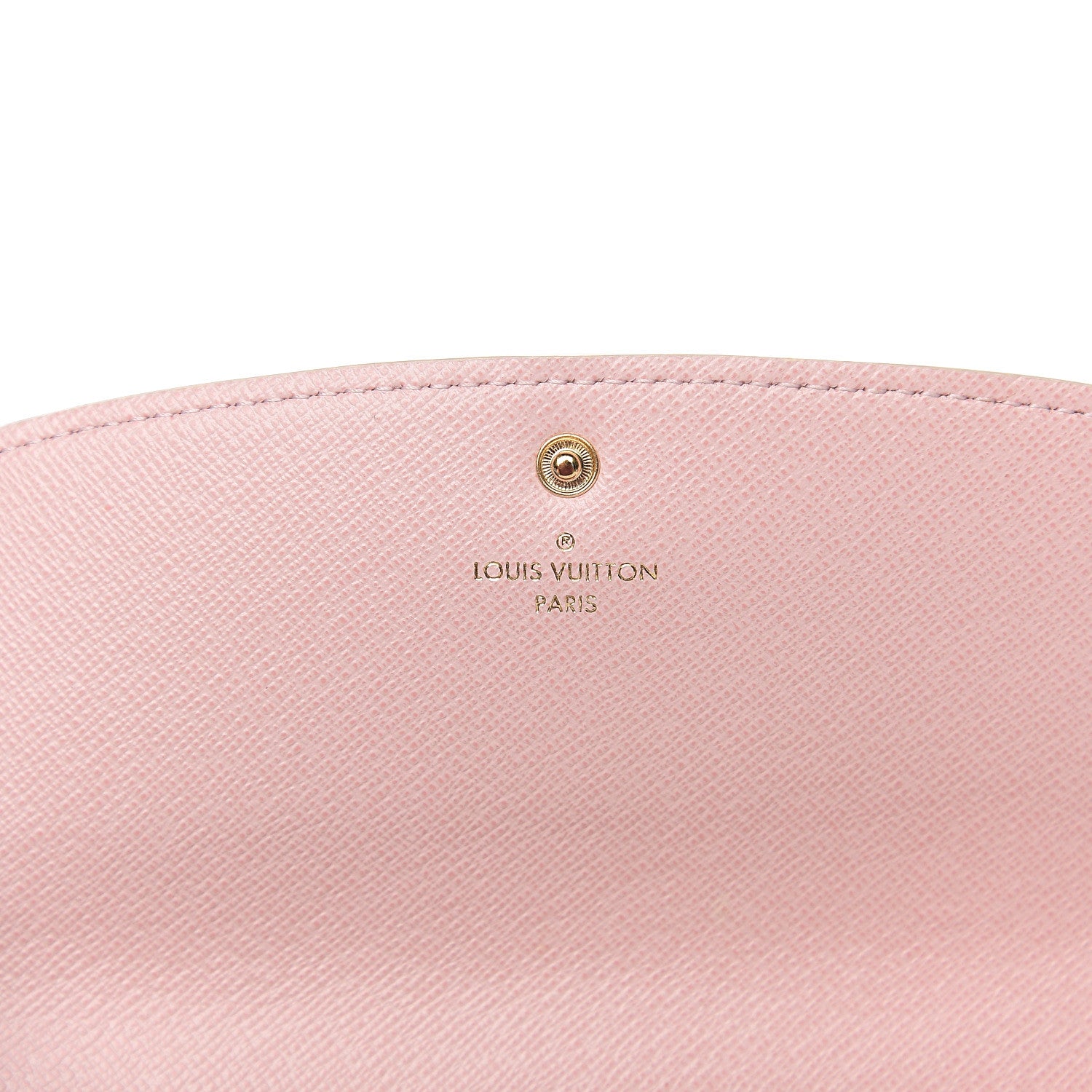 Louis Vuitton Damier Azur Emilie Wallet Rose Ballerine 5 of 6