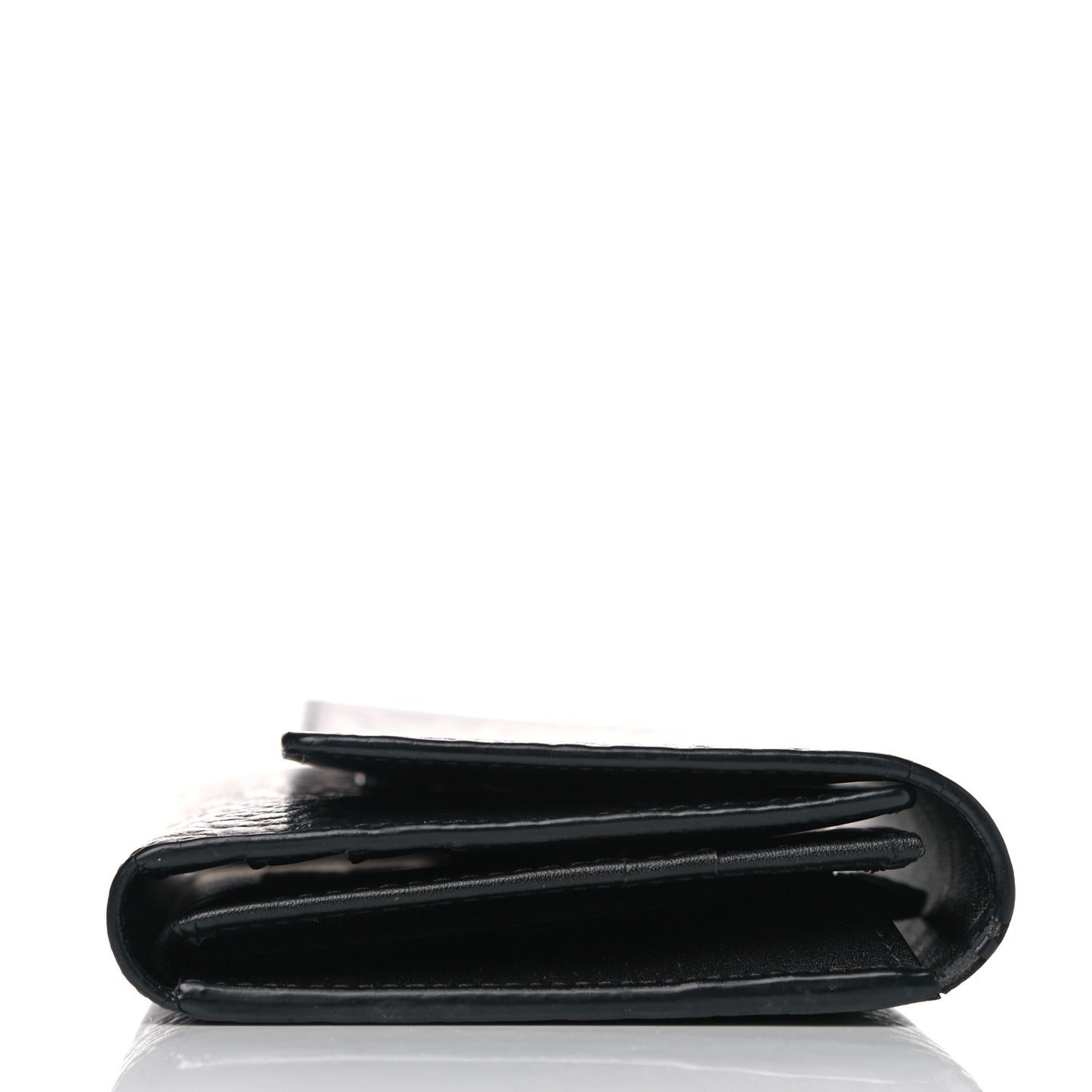 Visetos Large Tri-Fold Flap Wallet Black