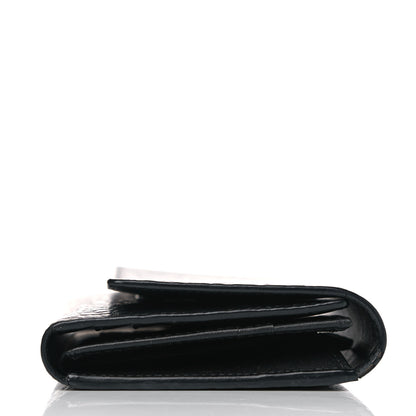 MCM Visetos Large Tri-Fold Flap Wallet Black 9 of 10
