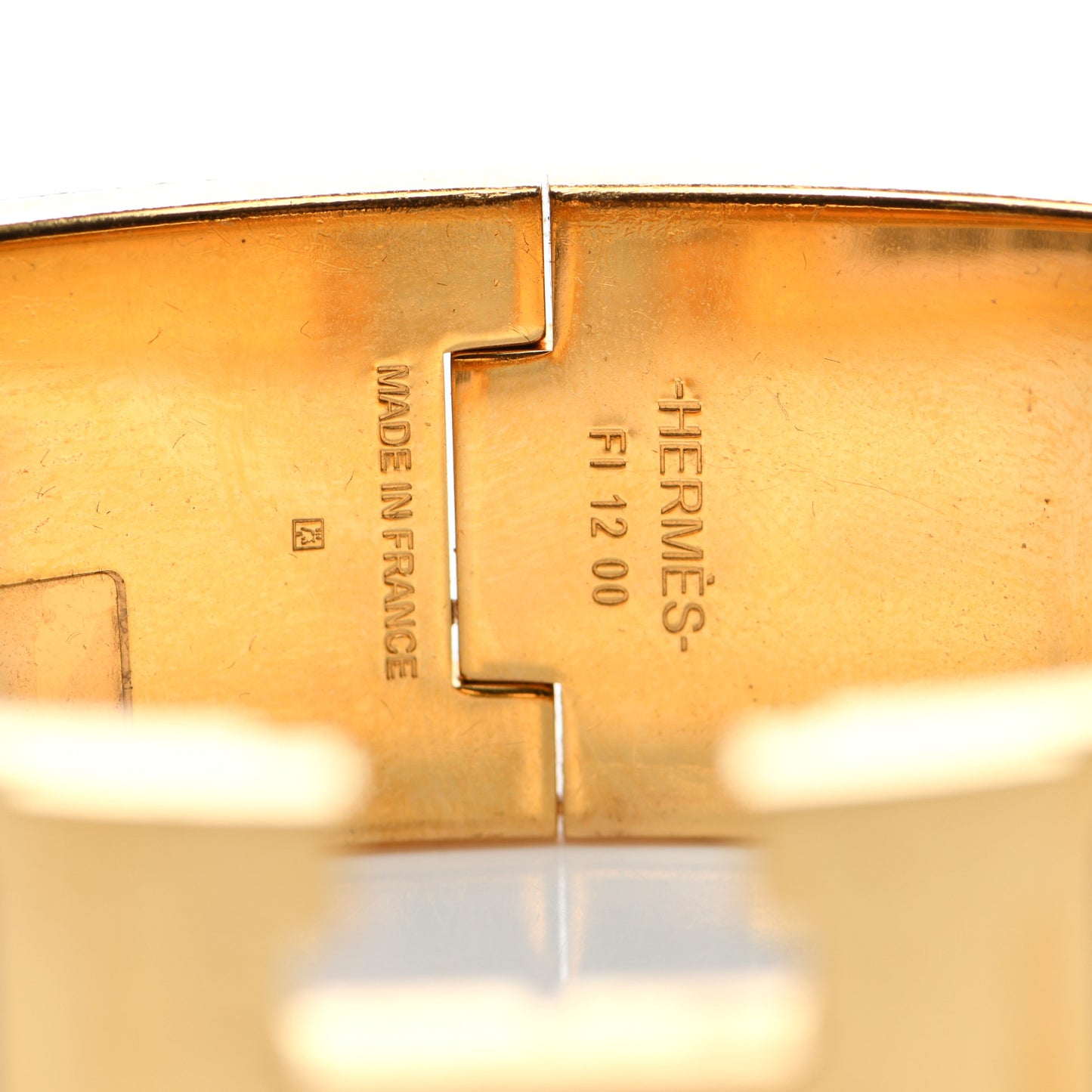 Enamel Wide Clic Clac H Bracelet GM Rose Dragee