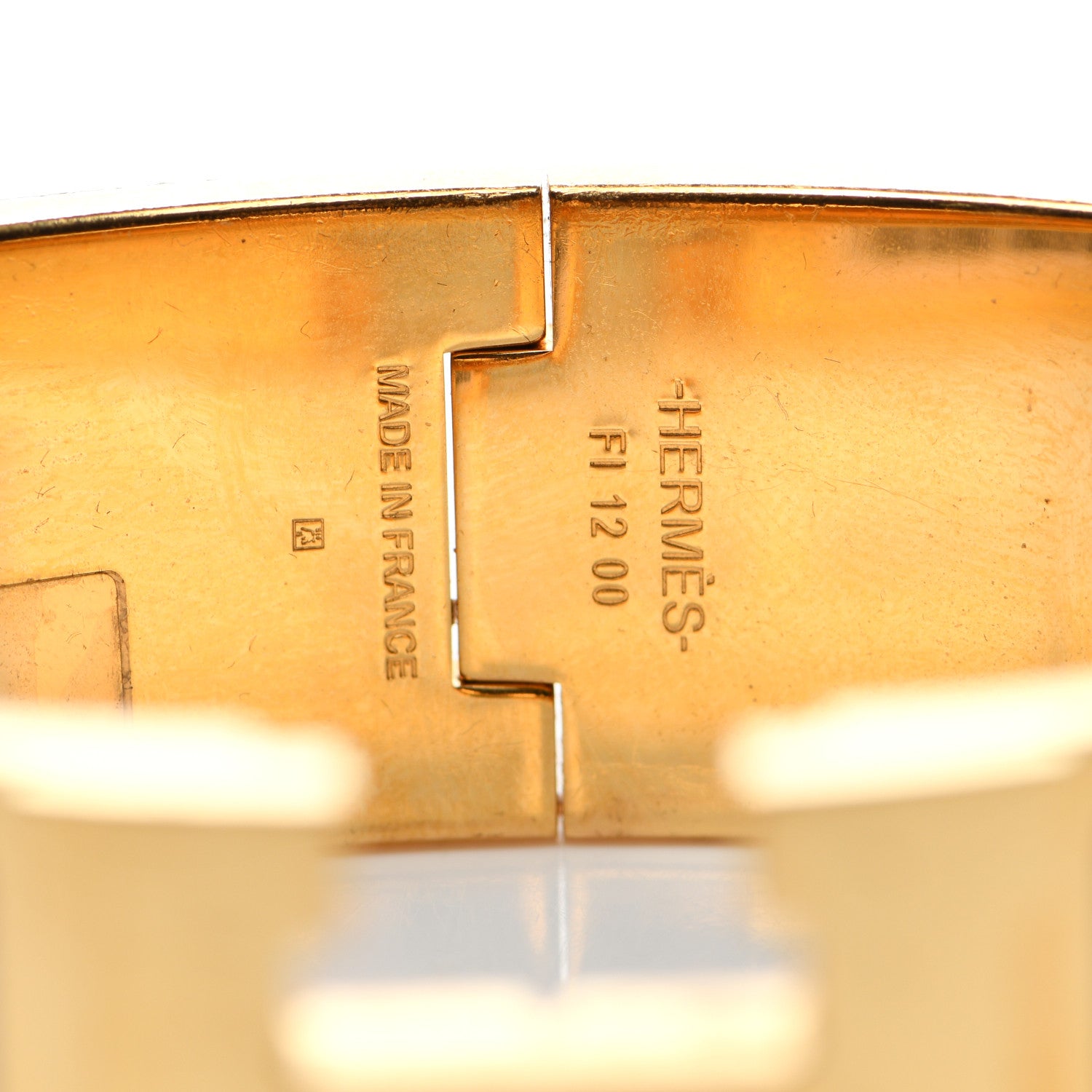 Hermes Enamel Wide Clic Clac H Bracelet GM Rose Dragee 4 of 4