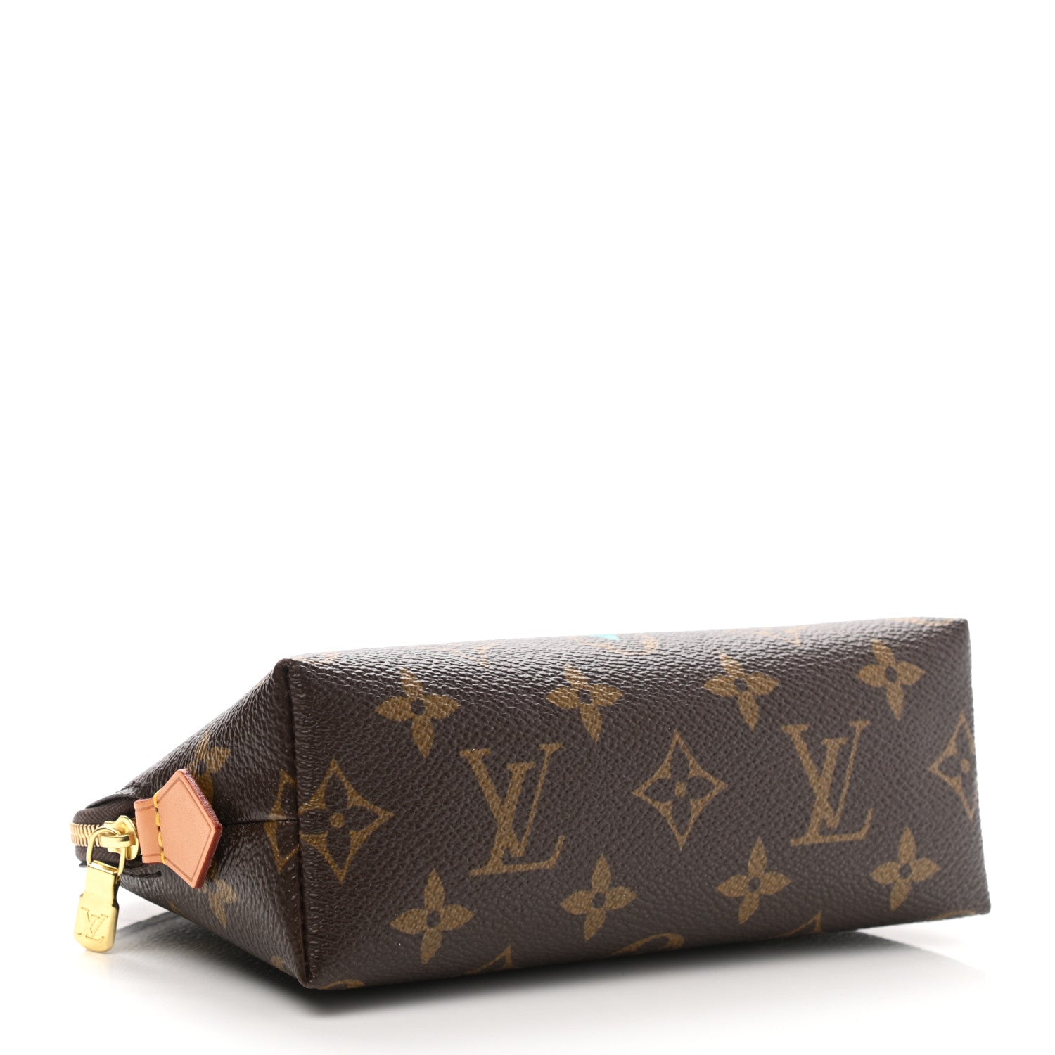 Louis Vuitton Monogram V Cosmetic Pouch Turquoise 4 of 6