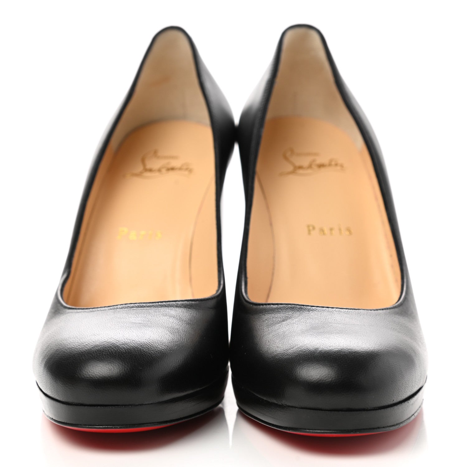 Christian Louboutin Shiny Nappa Cadrilla 100 Pumps 37 Black 2 of 9