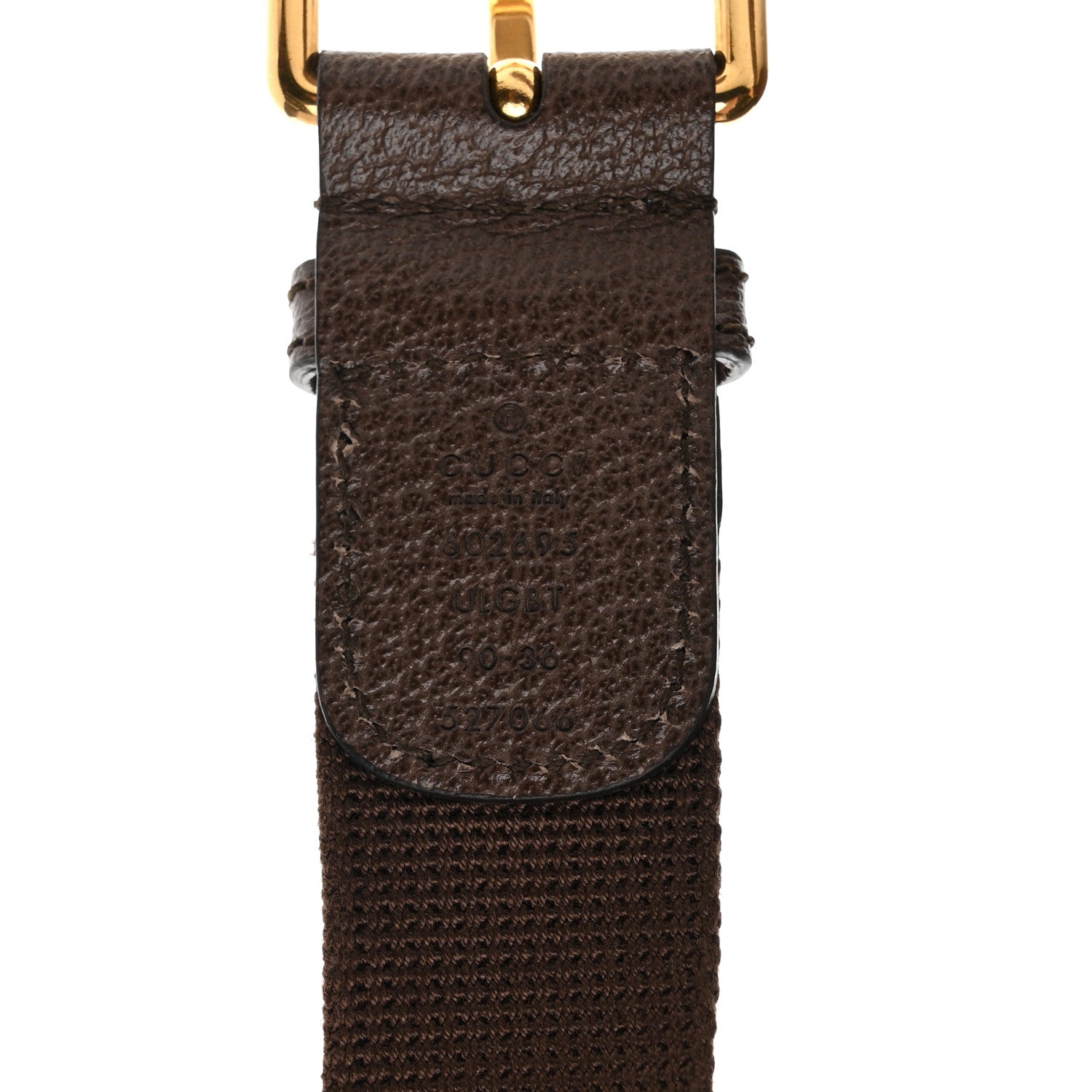 Gucci Textured Dollar Calfskin Gucci 100 Aria Belt Bag 90 36 New Acero Multicolor 11 of 11