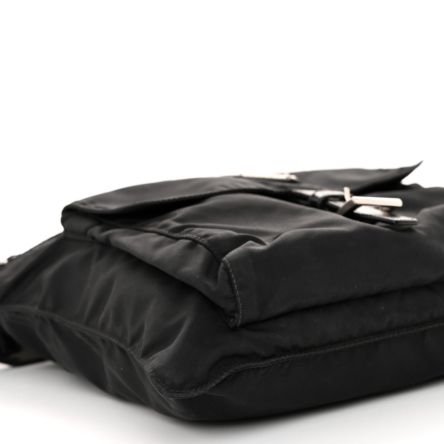 Tessuto Nylon Messenger Bag Black