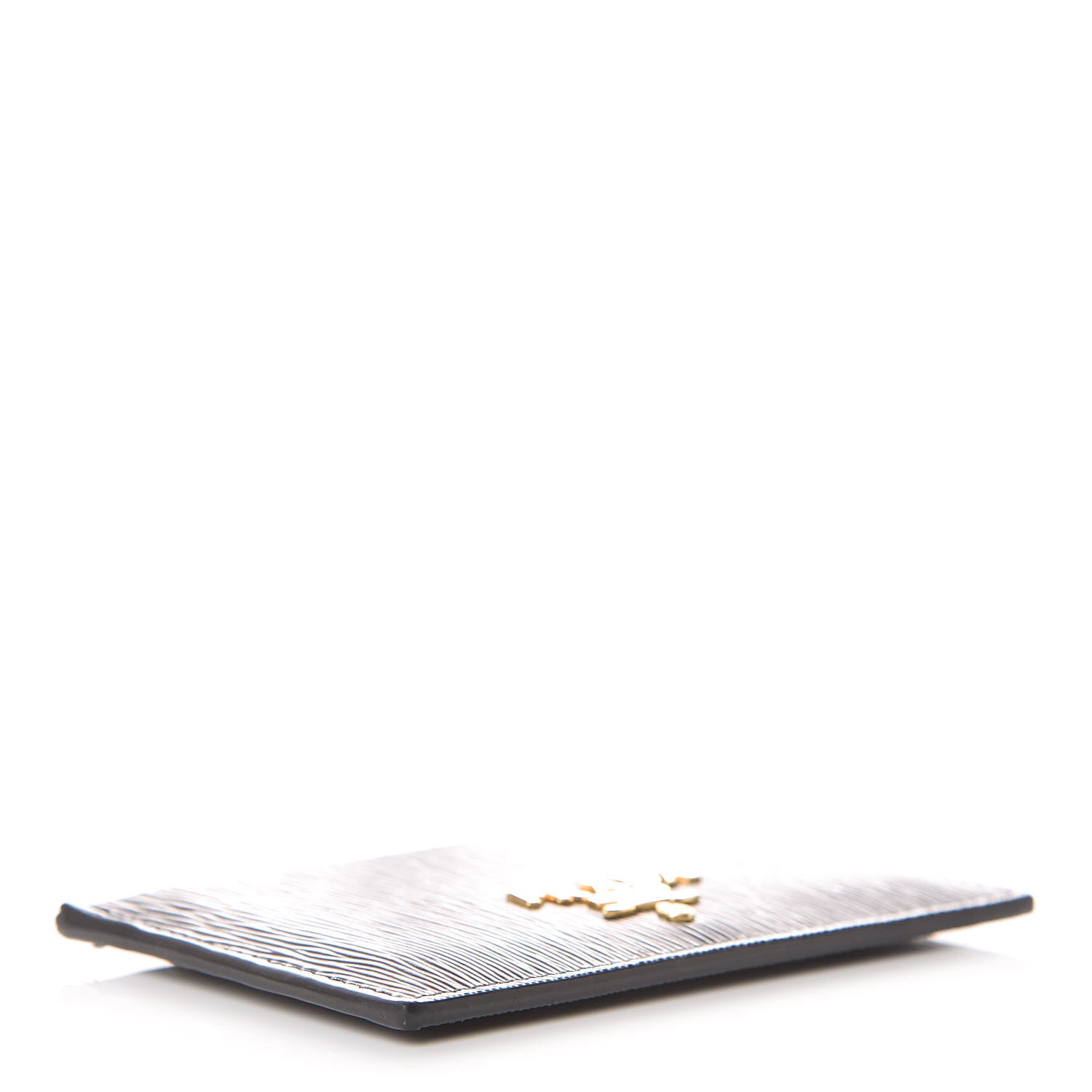 Prada Vitello Move Metal Card Case Black 4 of 7