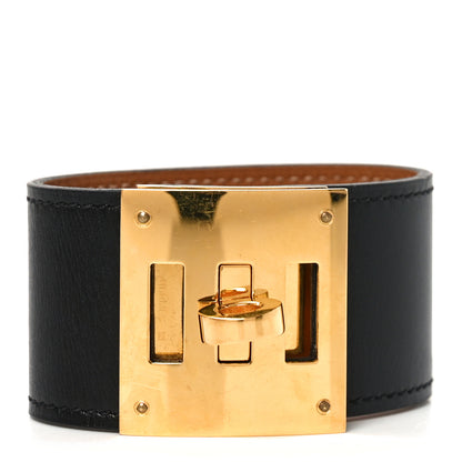 Hermes Box Kelly Dog Bracelet T2 Black 1 of 10