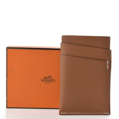 Hermes Evercolor Citadelle 4CC Card Holder Gold 7 of 7