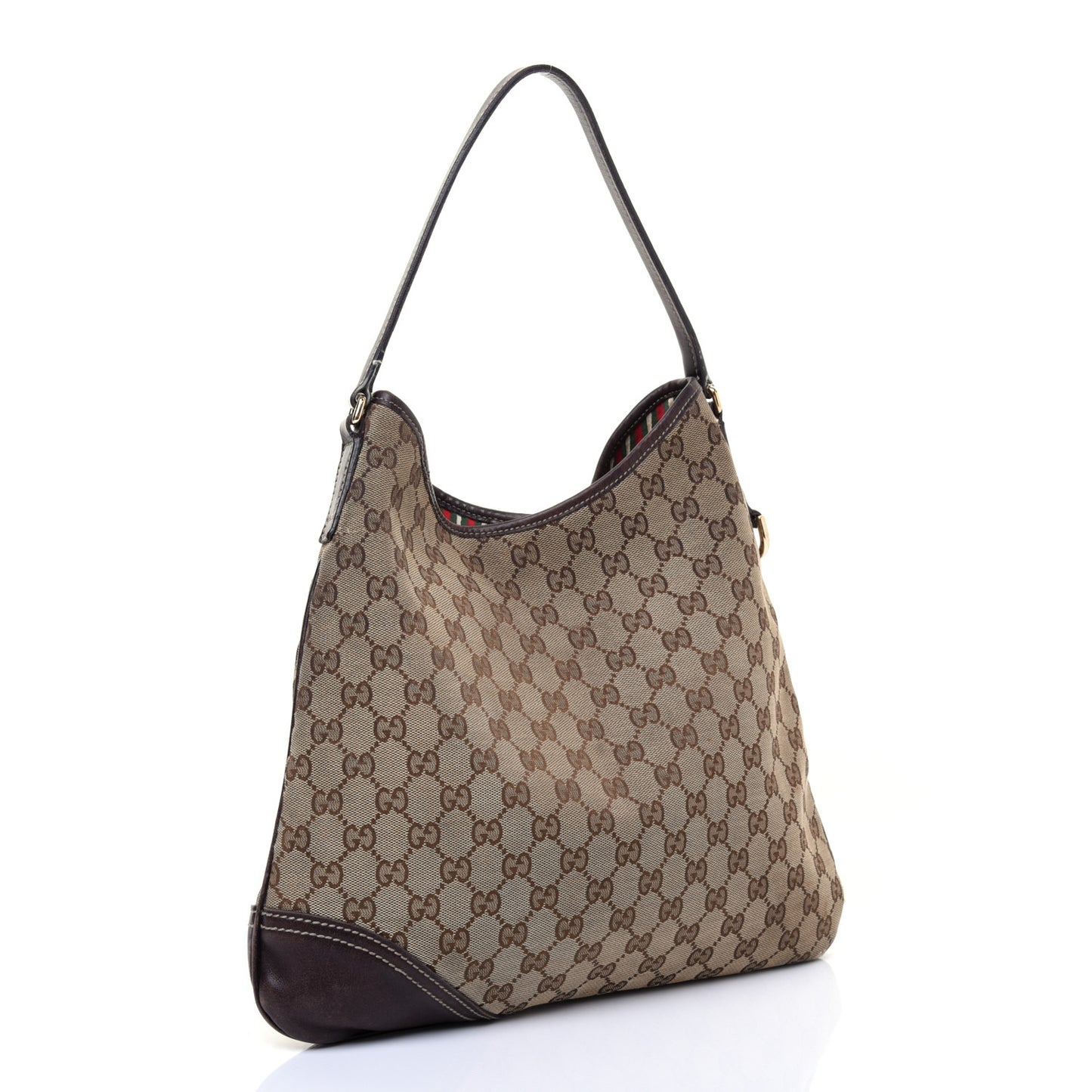 Monogram Medium New Britt Hobo Dark Brown