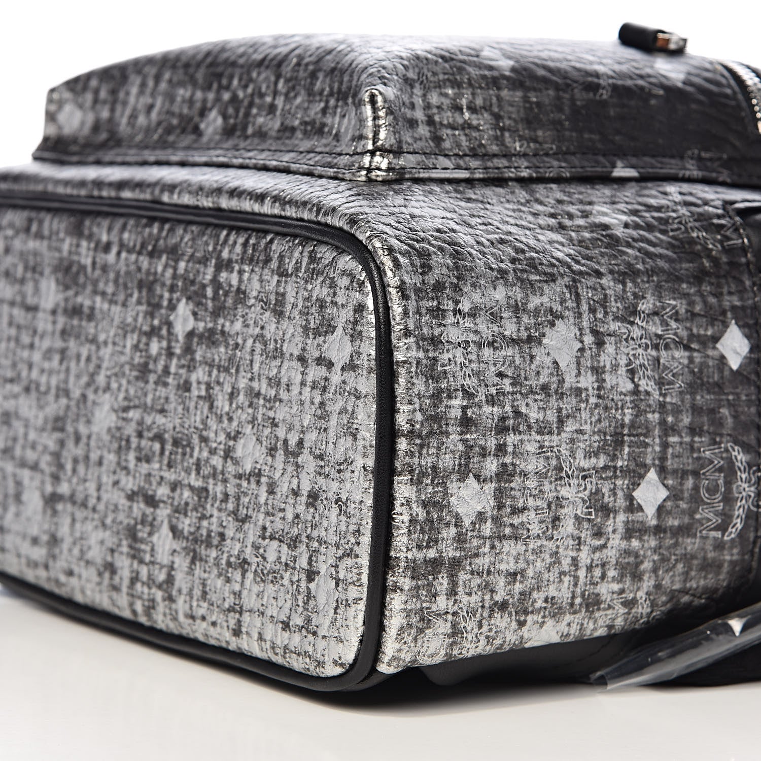 MCM Gradation Visetos Small Stark Backpack Silver 8 of 9