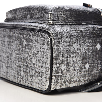 MCM Gradation Visetos Small Stark Backpack Silver 8 of 9