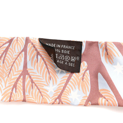 Hermes Silk Le Charme D Orphee Twilly Ciel Beige Rose 3 of 4