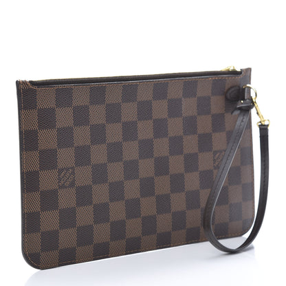Louis Vuitton Damier Ebene Neverfull MM GM Pochette 3 of 8