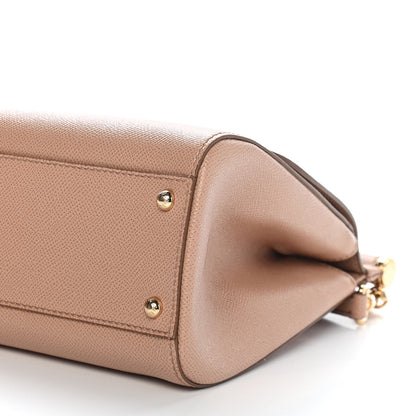 Dolce & Gabbana Dauphine Medium Miss Sicily Satchel Tortora Sand 7 of 8