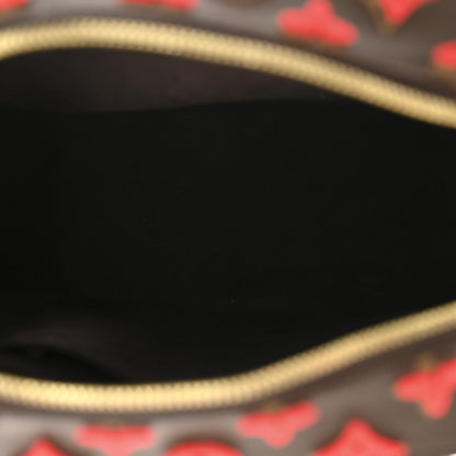 Louis Vuitton Monogram Tuffetage Deauville Cube Red 5 of 10