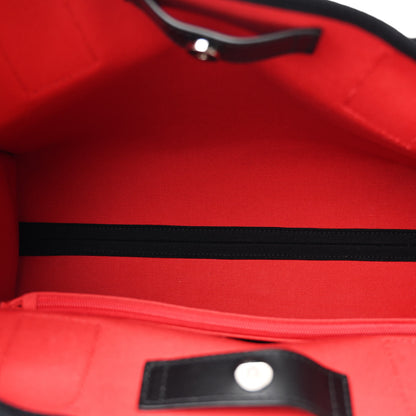 Christian Louboutin Canvas Nastroloubi Small Tote Black 5 of 9