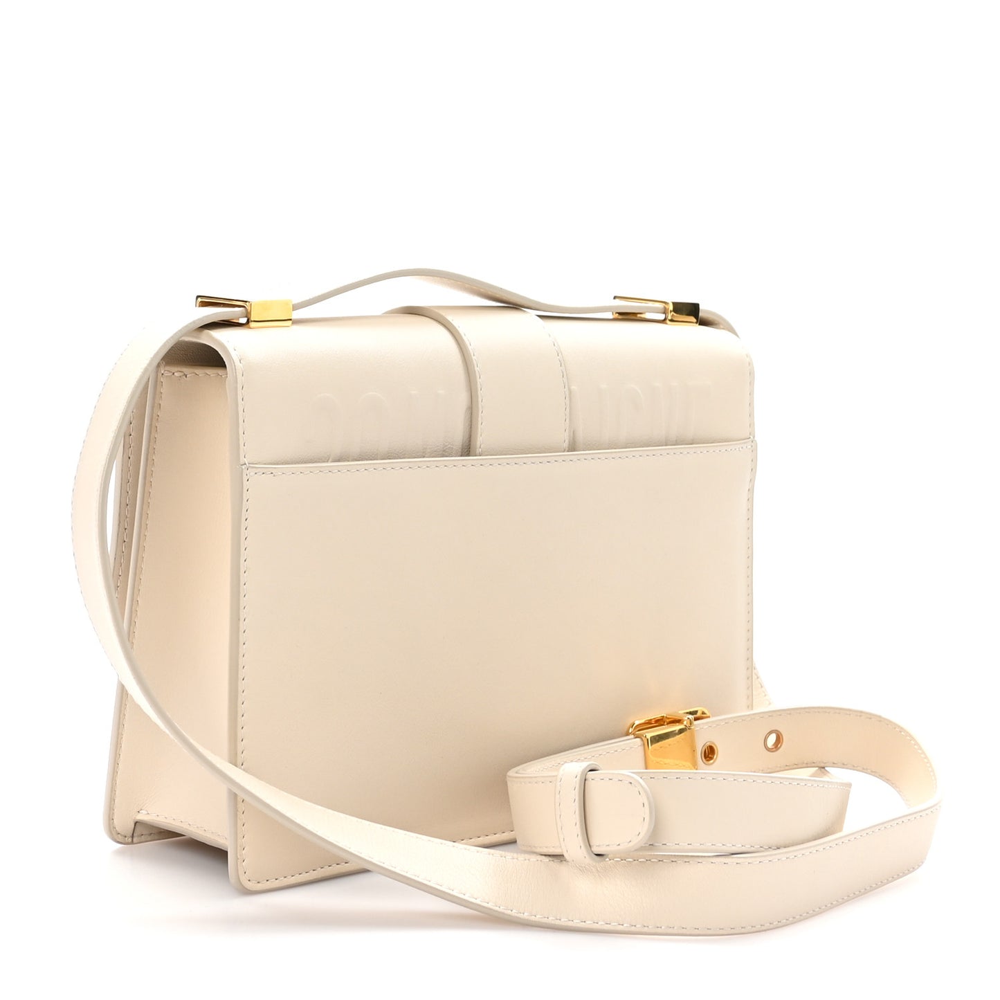 Smooth Calfskin 30 Montaigne Flap Bag Ivory