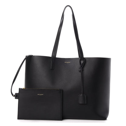 Saint Laurent Calfskin Large Shopping Tote Black 1 of 8