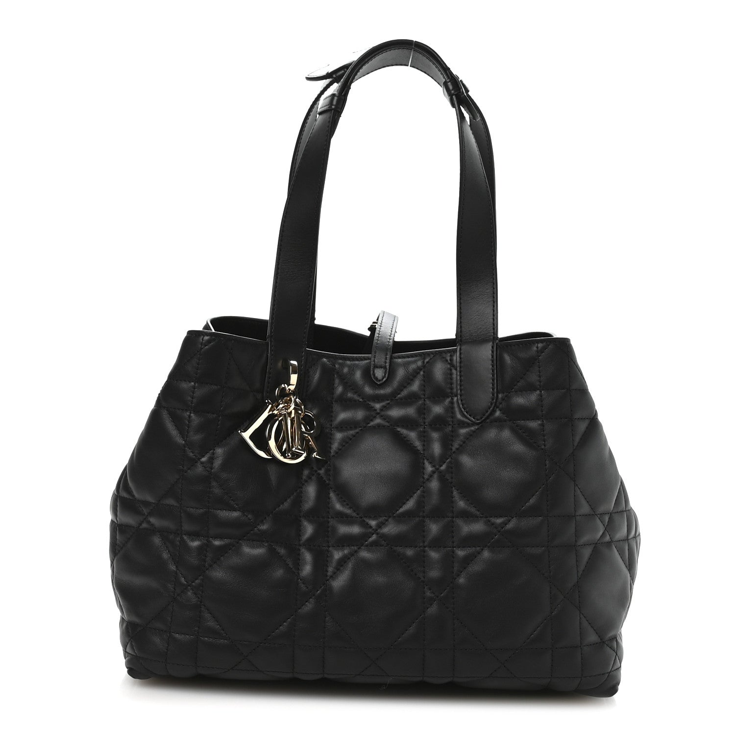 Christian Dior Calfskin Macrocannage Medium Toujours Black 1 of 12