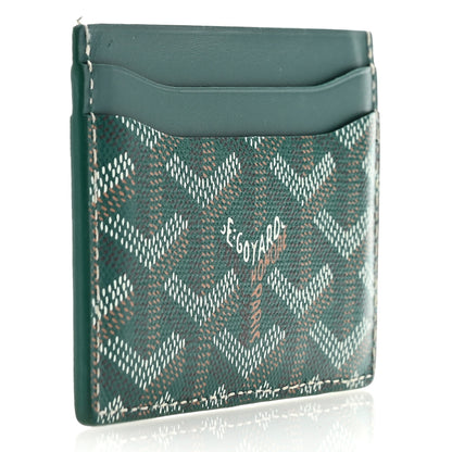 Goyard Goyardine Saint Sulpice Card Holder Green 3 of 9
