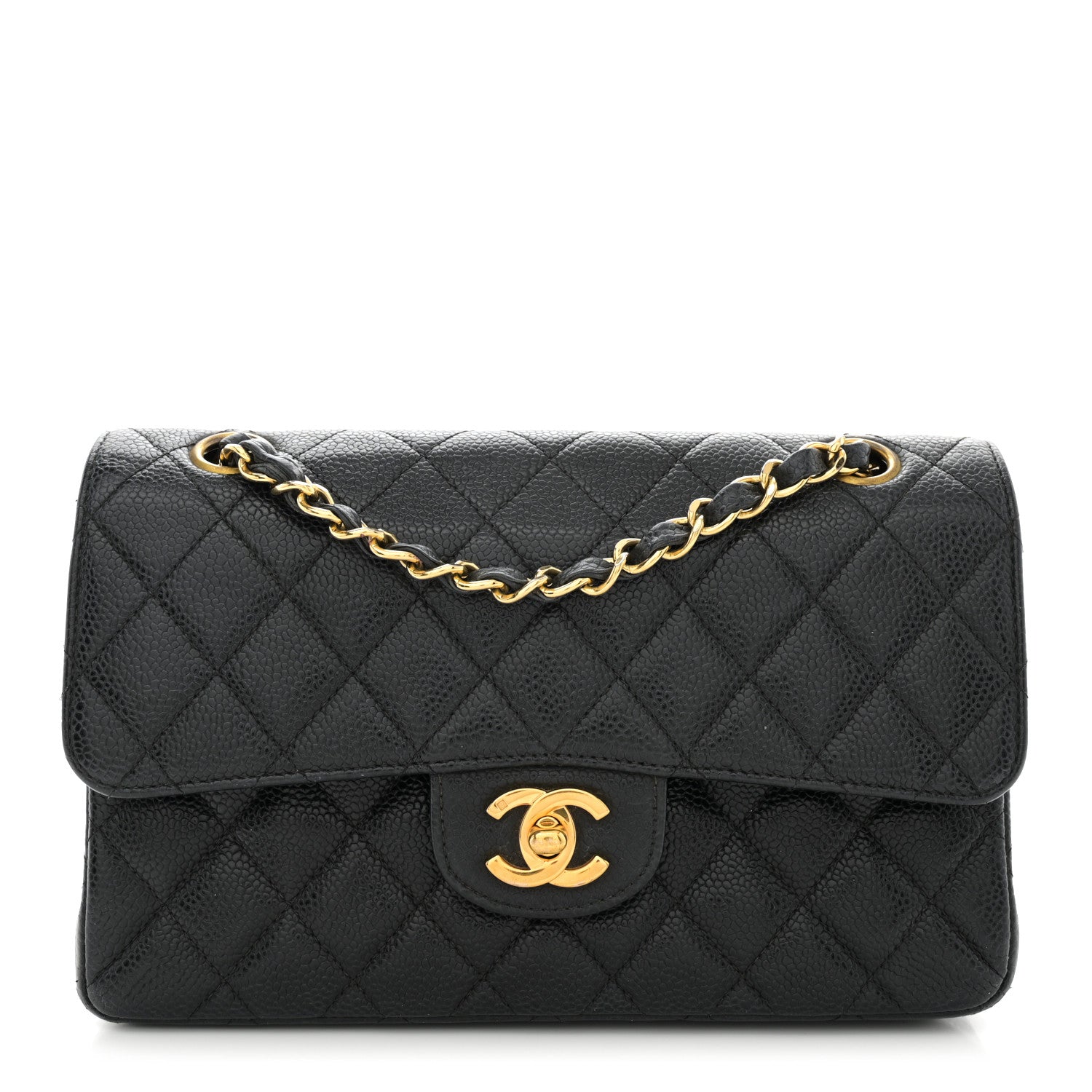Chanel Caviar Quilted Small Double Flap Black 1 of 11
