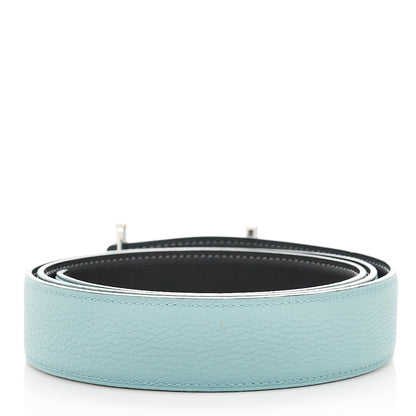 Hermes Togo Box 32mm Rider Belt 95 Ciel Graphite 2 of 6