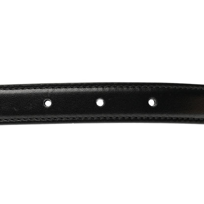 Gucci Plutone Calfskin Gucci Buckle 20mm Thin Belt 85 34 Black 5 of 5