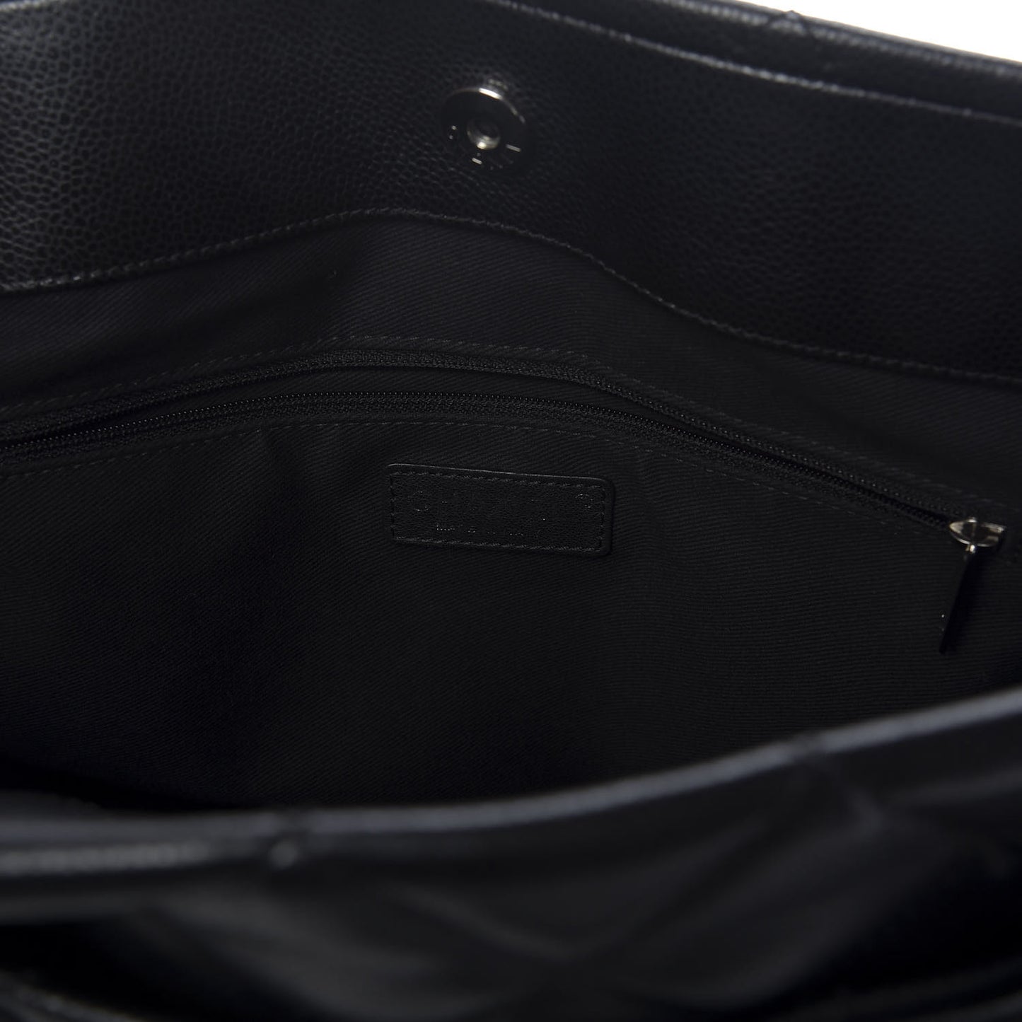 Caviar Quilted Timeless CC Soft Tote Black