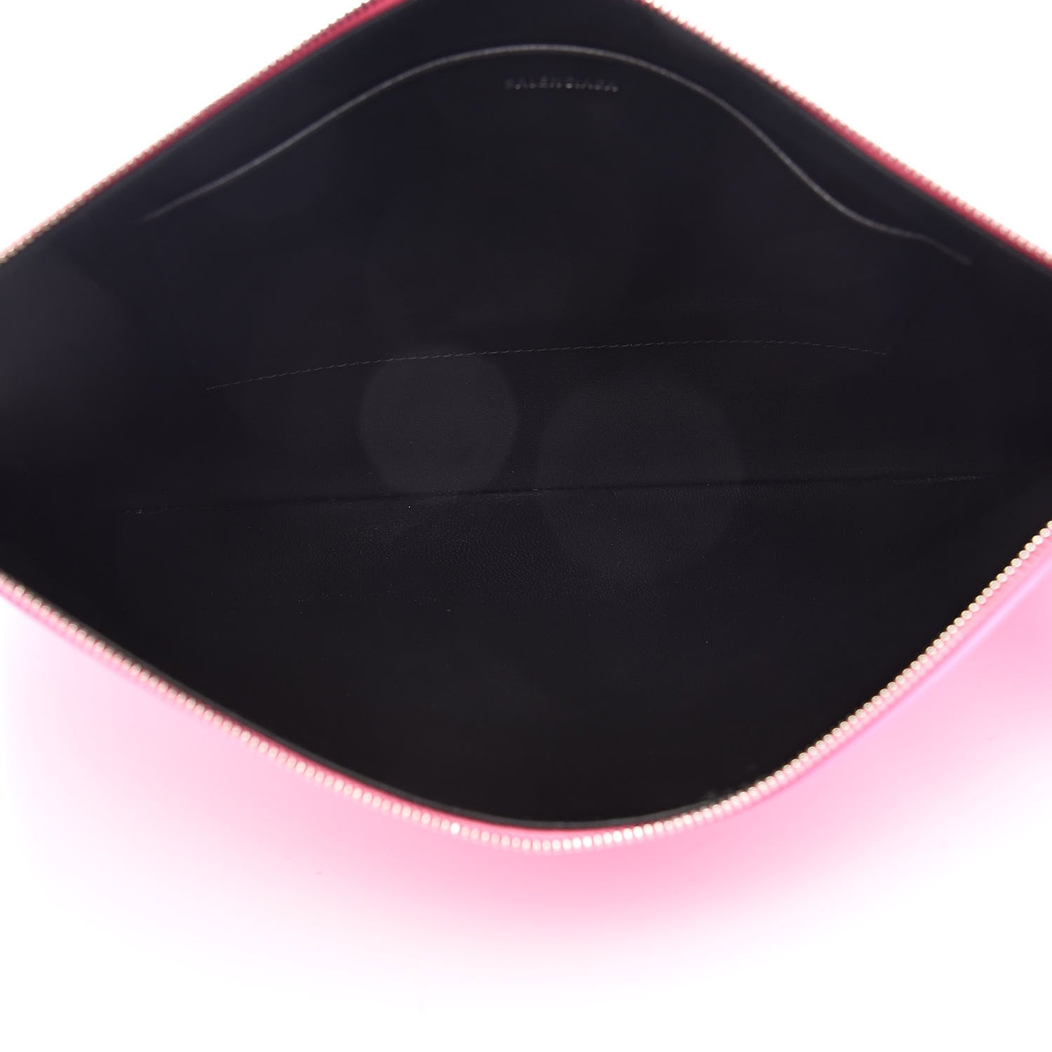 Balenciaga Calfskin Logo Large Zip Pouch Acid Pink 5 of 7