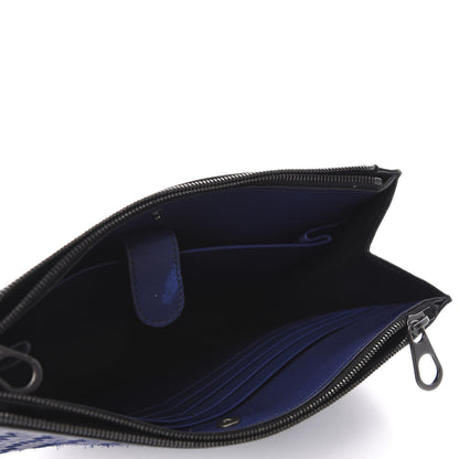 Bottega Veneta Nappa Intrecciato Wristlet Zip Wallet Atlantic 5 of 8