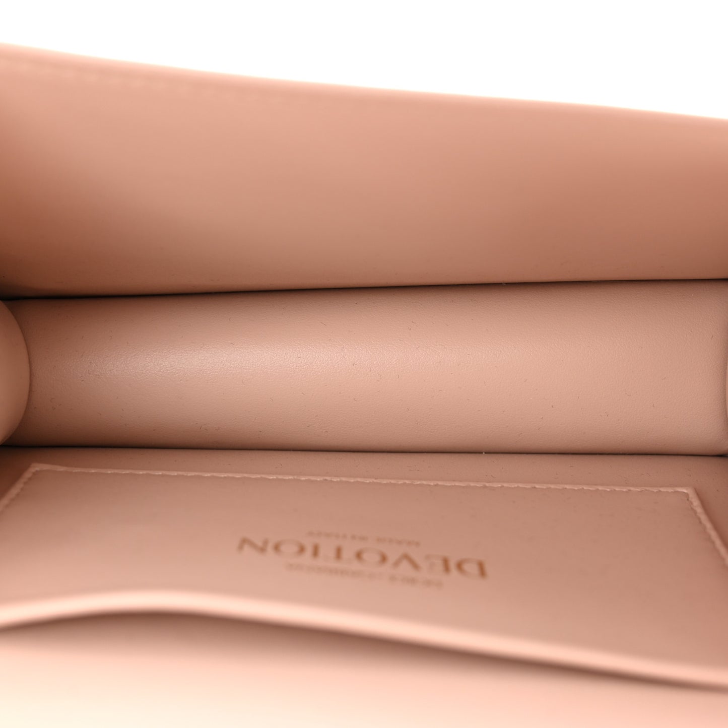 Smooth Calfskin Small Devotion Envelope Top Handle Bag Cipria