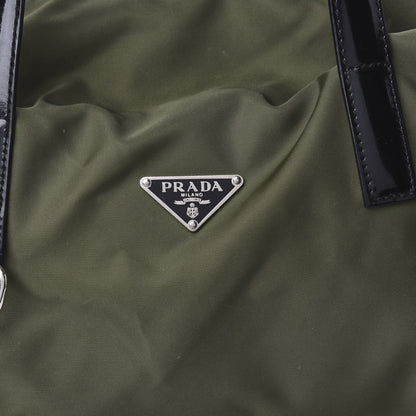Prada Tessuto Nylon Duffel Loden 9 of 9