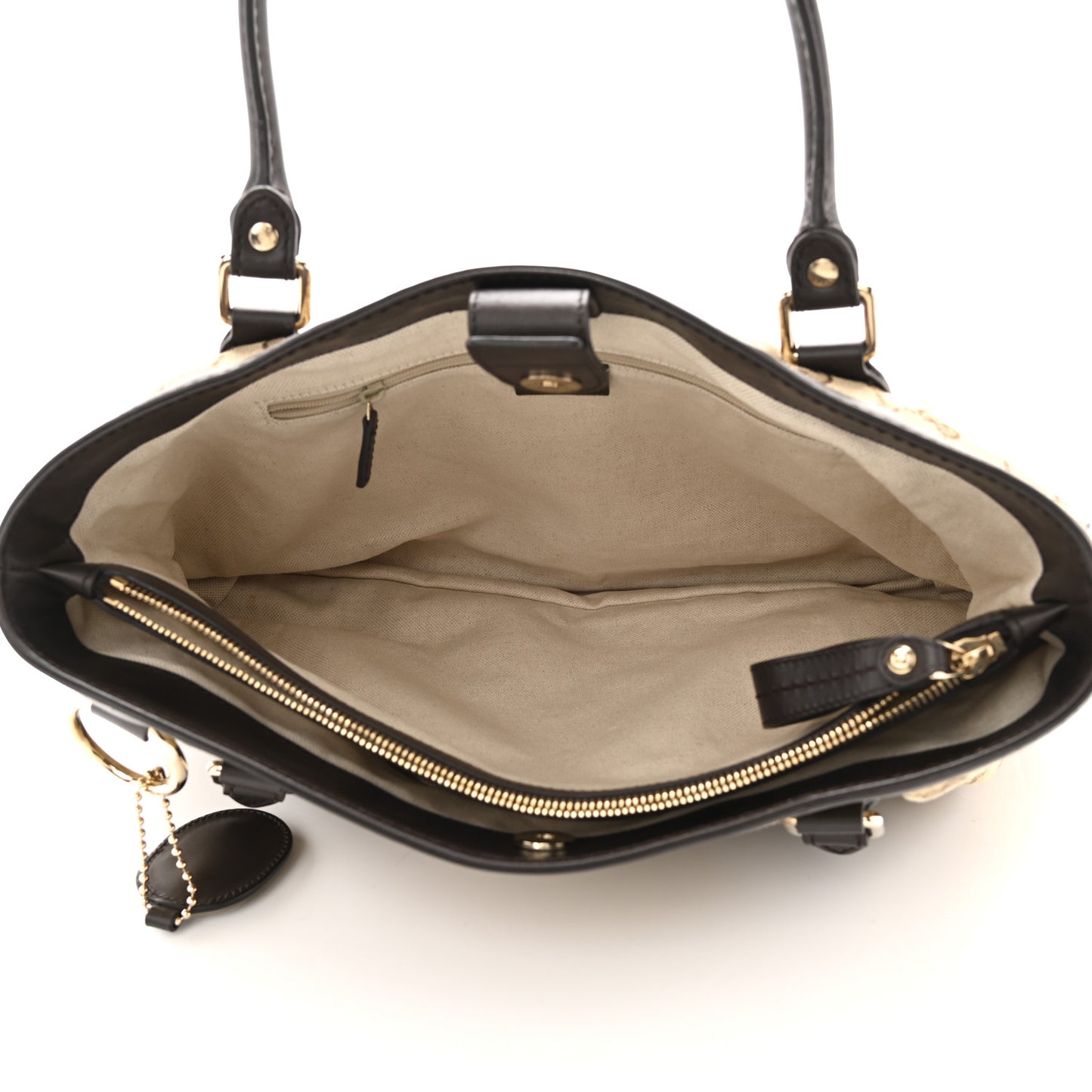 Monogram Medium Sukey Top Handle Tote Brown